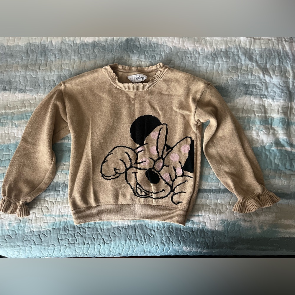 GAP Tan Sweater with Character Design